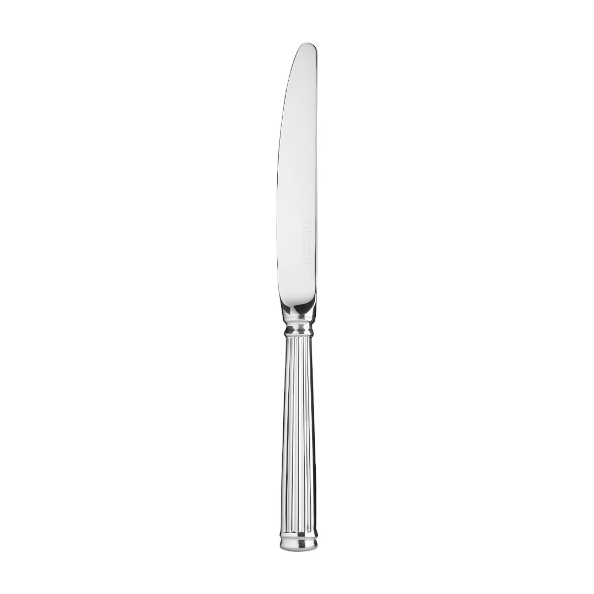 ACROPOLE MIROIR Couteau de table manche orfèvre lame scie