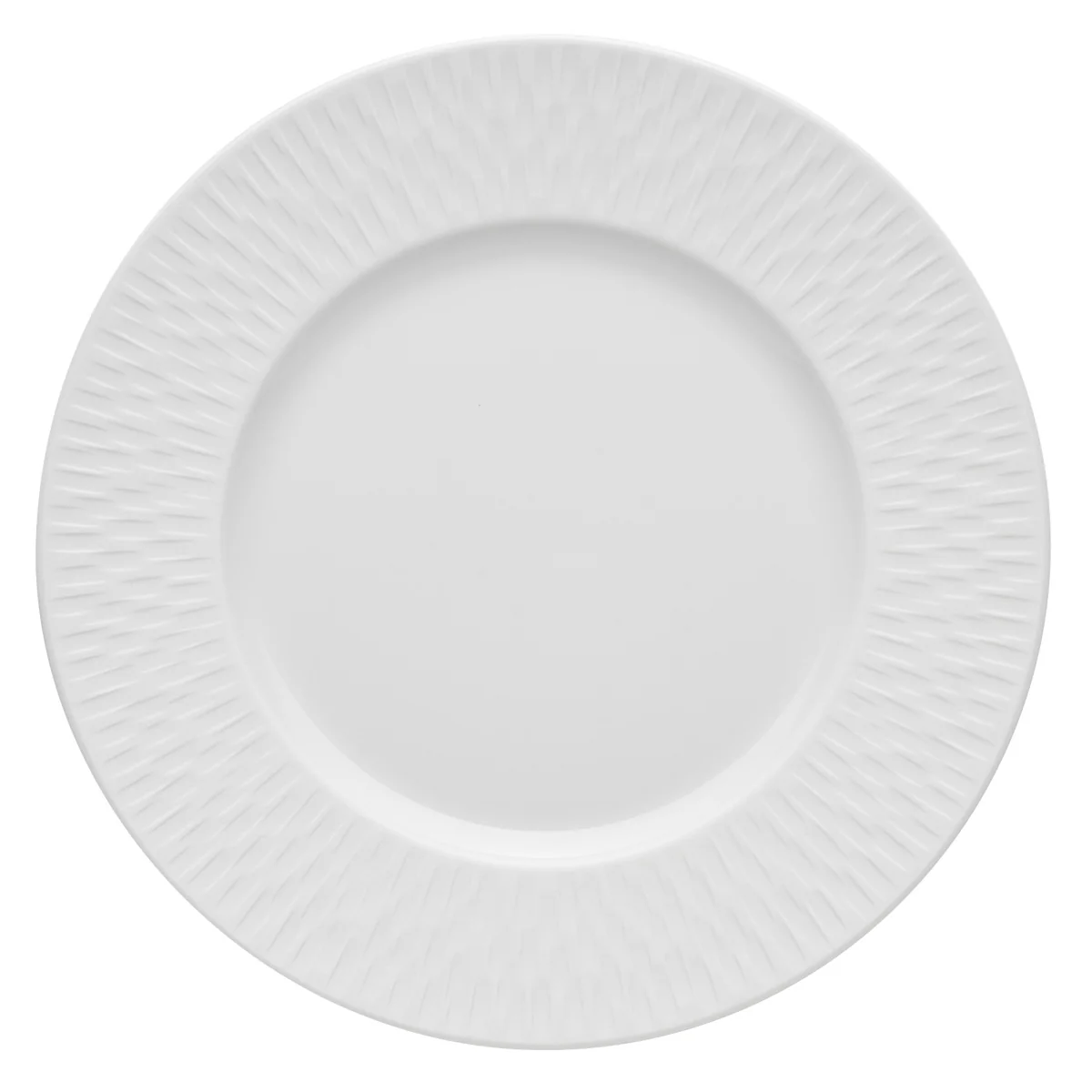 BOREAL SATIN BLANC Assiette à dessert 22,5 cm