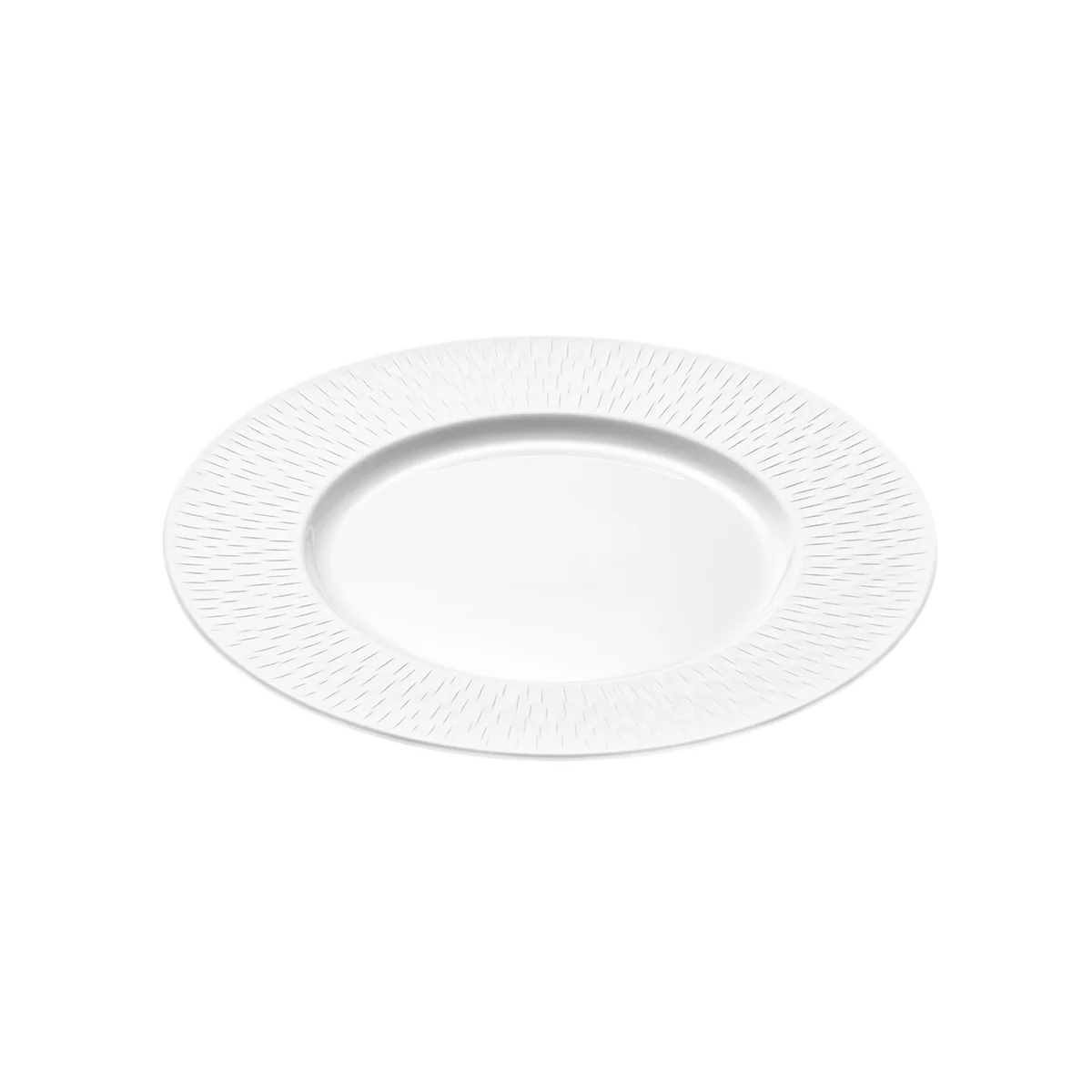 BOREAL SATIN BLANC Assiette à dessert 22,5 cm - Image 2