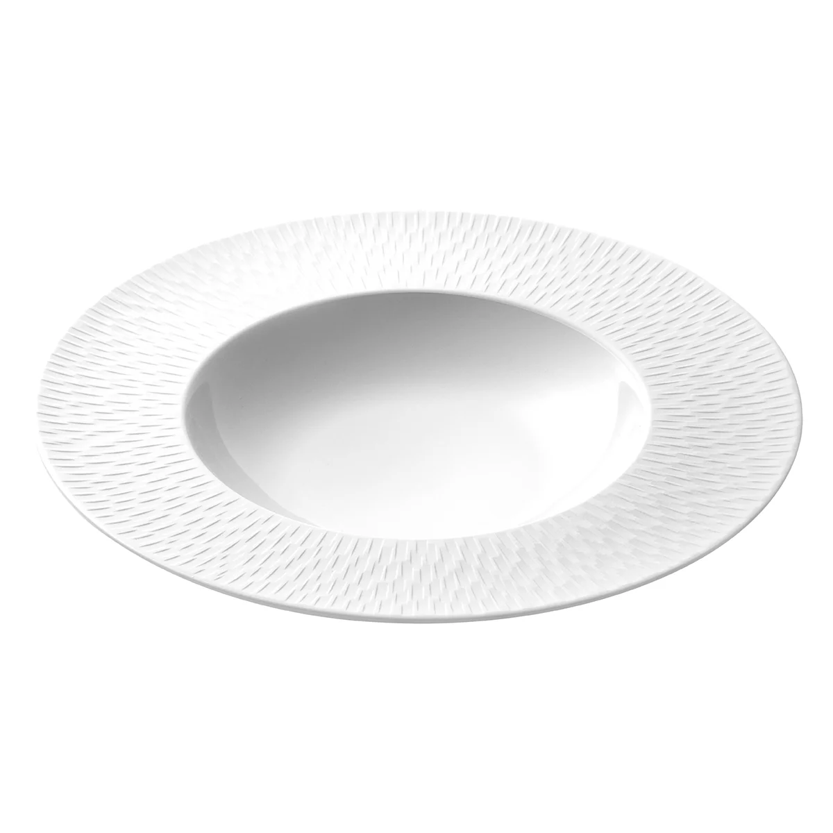 BOREAL SATIN BLANC Assiette creuse à aile 29 cm - Image 2