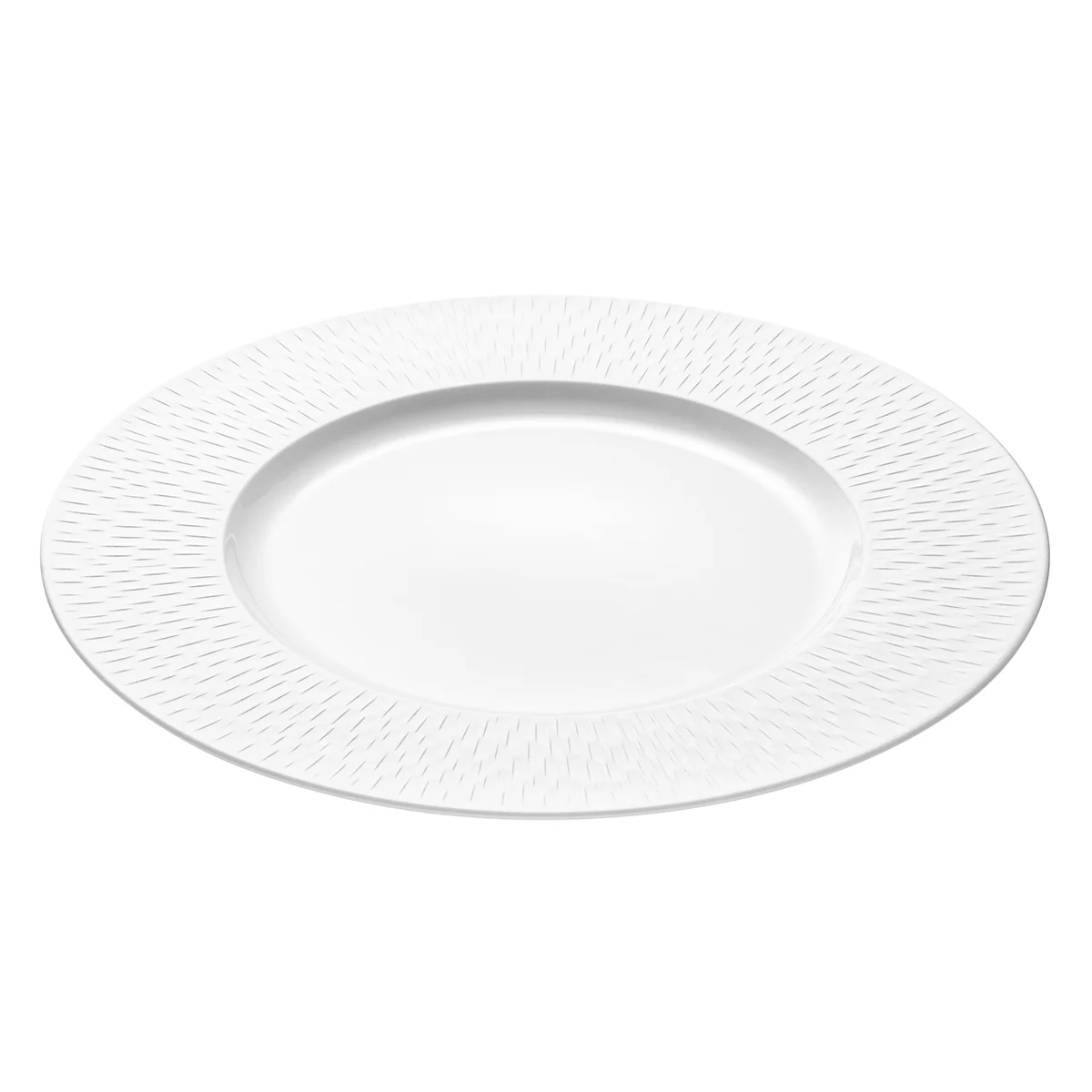 BOREAL SATIN BLANC Assiette de présentation 33 cm - Image 2