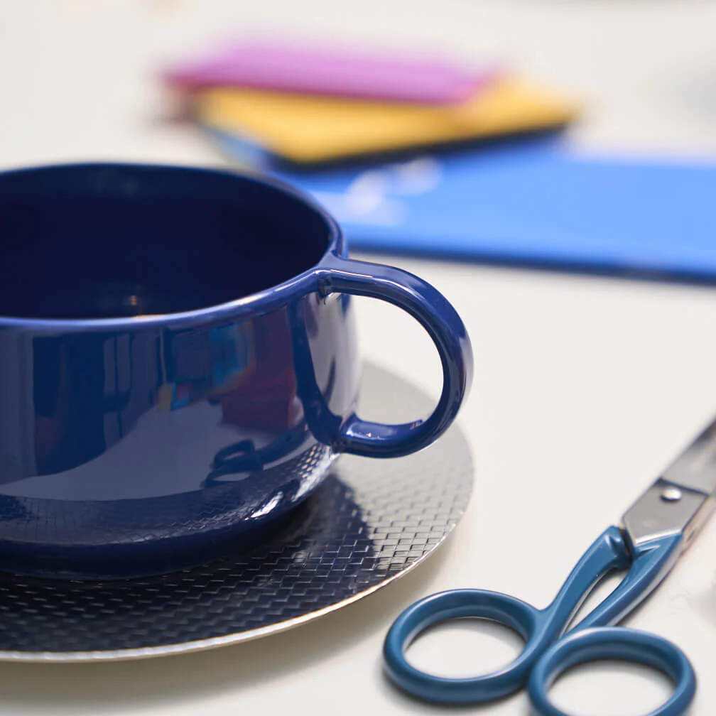CAFETERIE EMPILEO BLEU GOURMET Tasse à thé/café 25 cl - Image 4