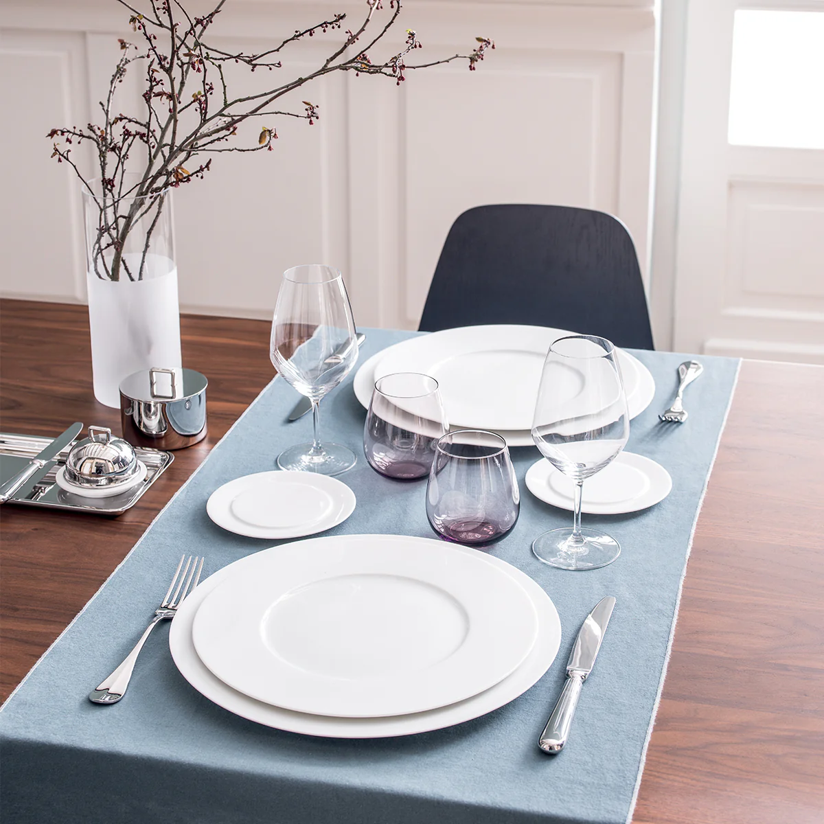 COLLECTION L BLANC Assiette plate ronde 27,9 cm - Image 2