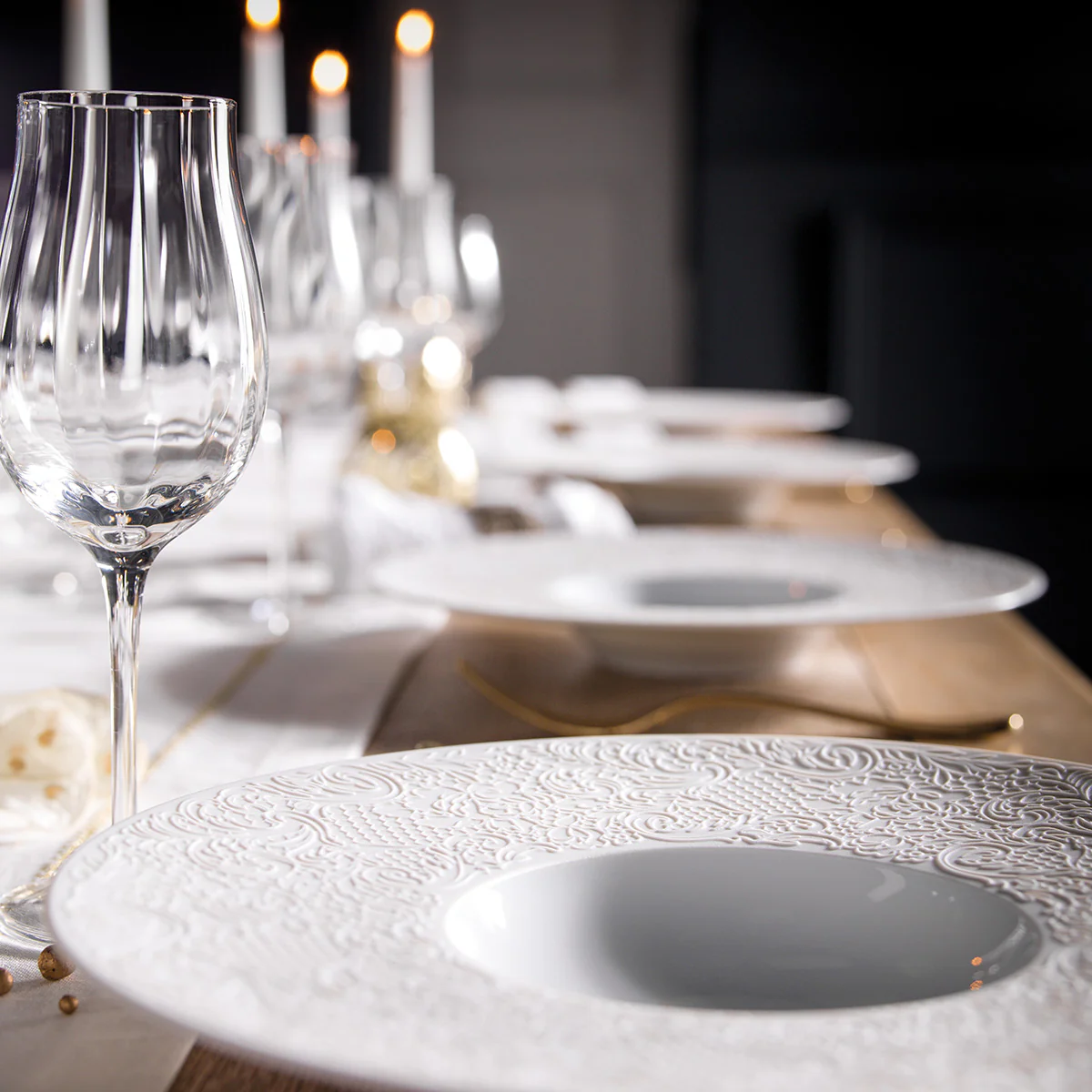 COLLECTION L COUTURE Assiette gourmet petit bassin 28 cm - Image 2