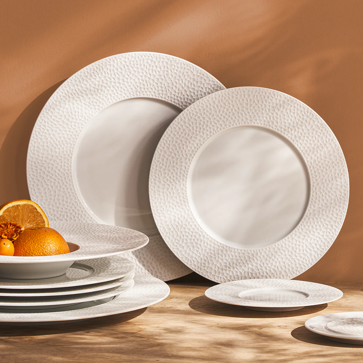 COLLECTION L FRAGMENT BLANC Assiette à dessert 24 cm - Image 2