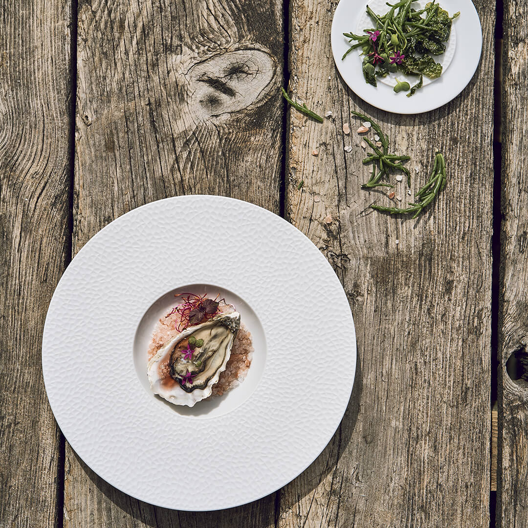 COLLECTION L FRAGMENT BLANC Assiette gourmet petit bassin 27.9 cm - Image 4