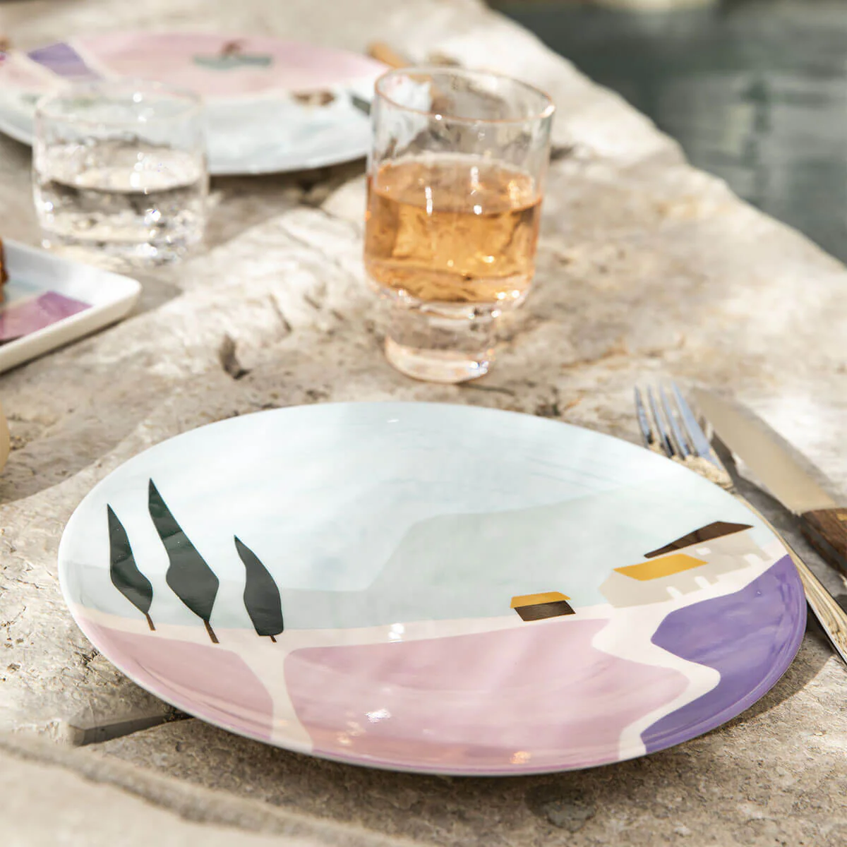 DESTINATION SUD Coffret 6 assiettes à dessert 23 cm - Image 11