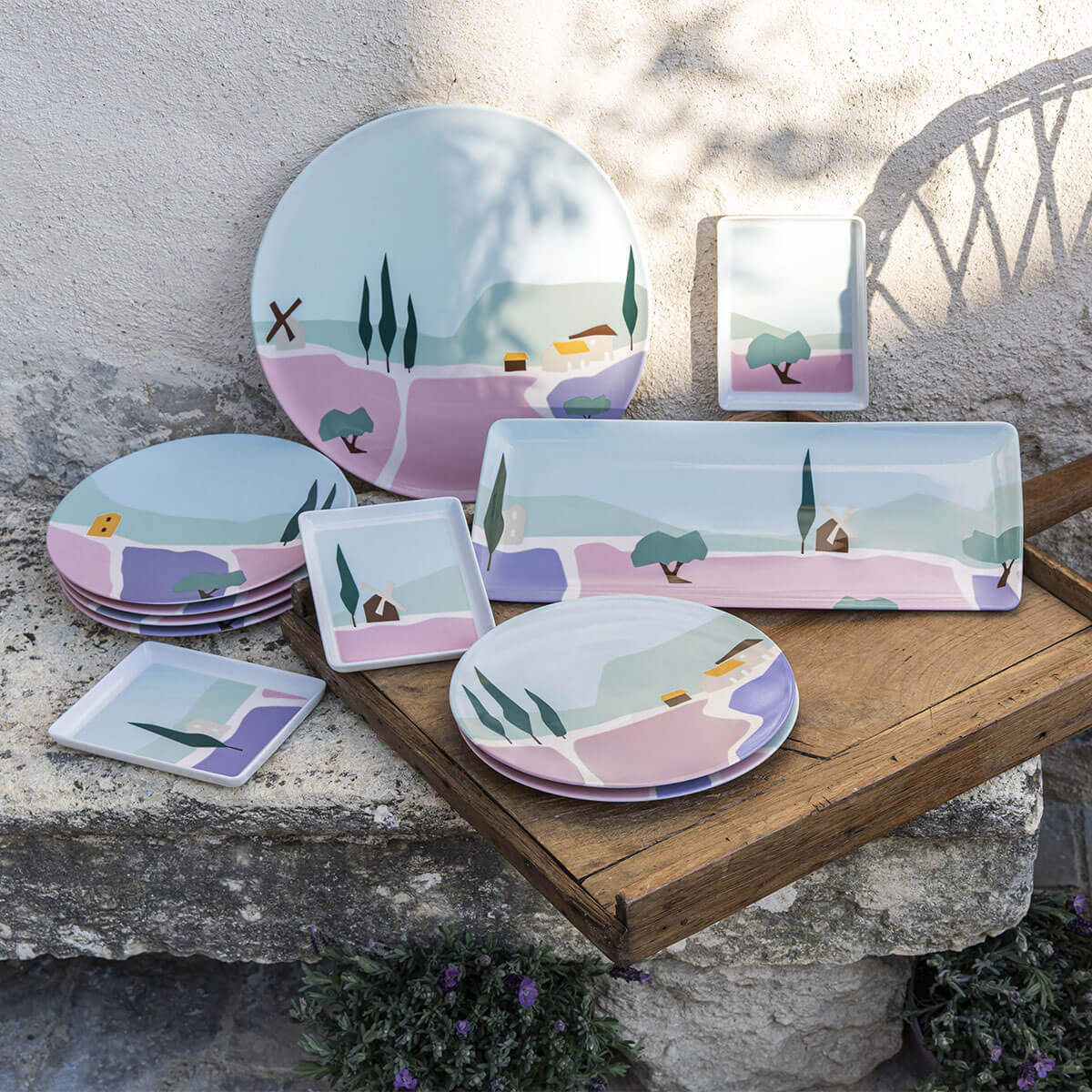 DESTINATION SUD Plat à cake 40 x 16 cm - Image 3