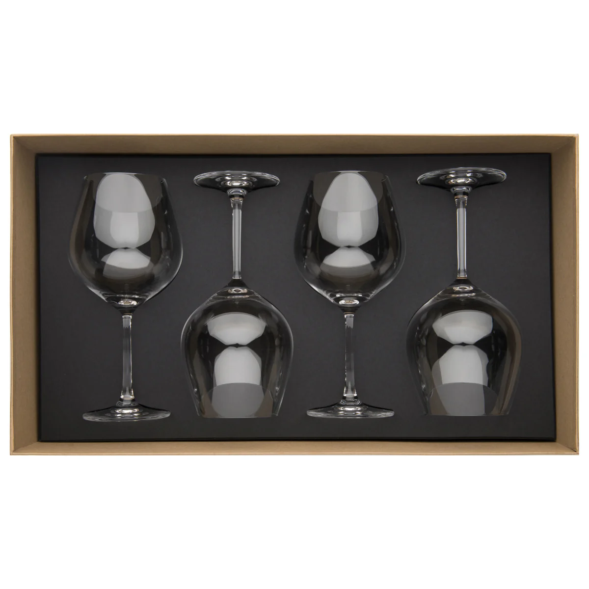 DOMAINE Coffret 4 verres à Bourgogne 75 cl