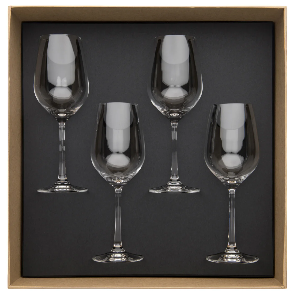 DOMAINE Coffret 4 verres à vin rouge 37 cl