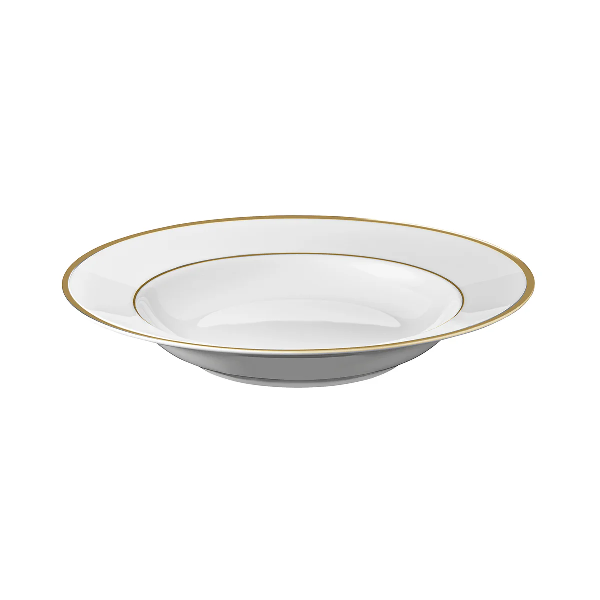 ECLIPSE GALON OR Assiette creuse à aile 22,5 cm