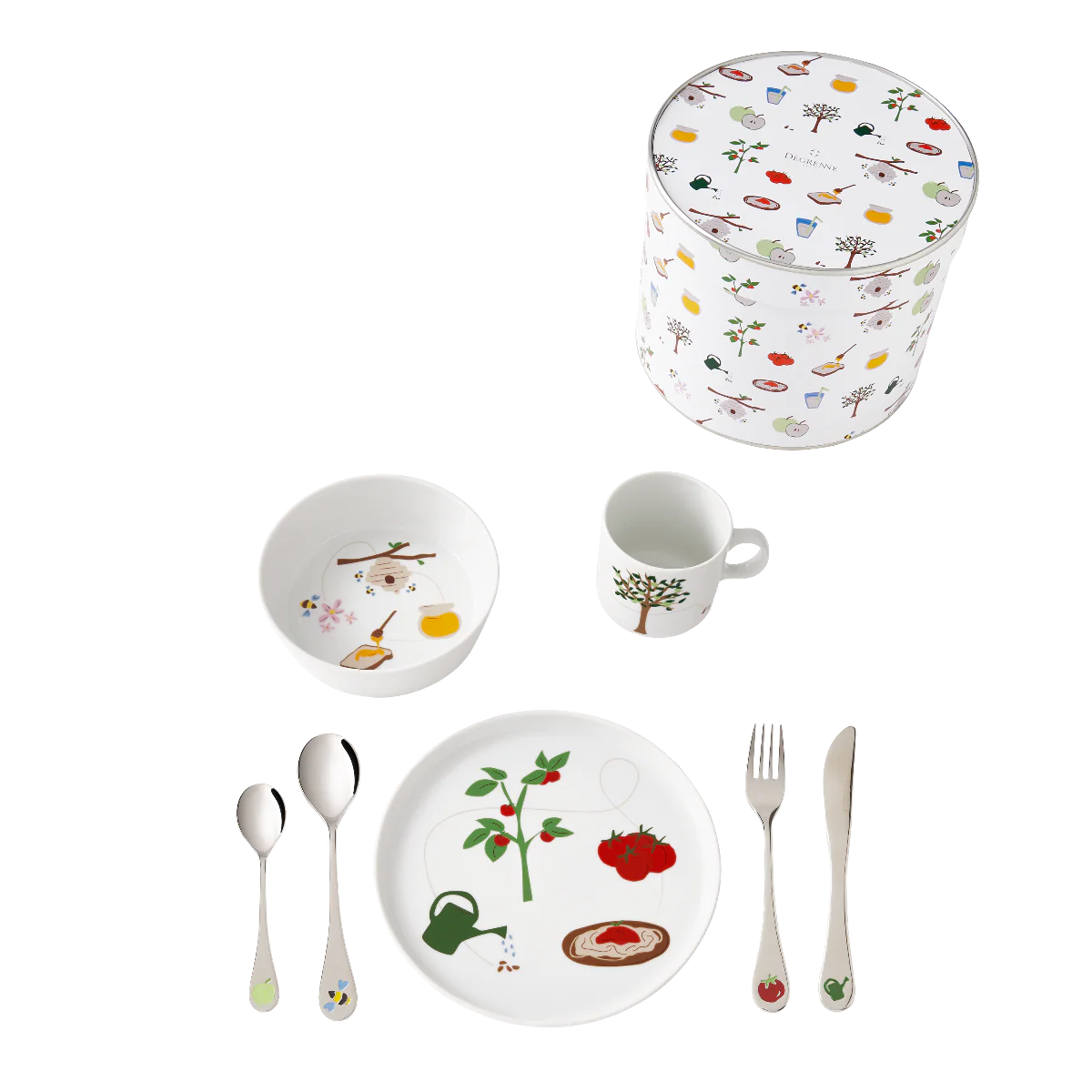 EVEIL GOURMAND Coffret enfant 7 pièces