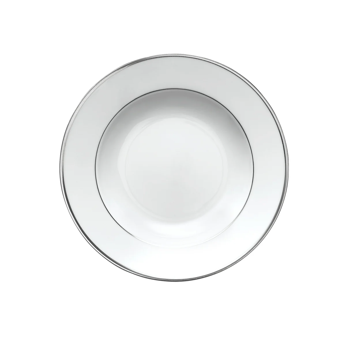 GALON PLATINE Assiette creuse à aile 22,5 cm