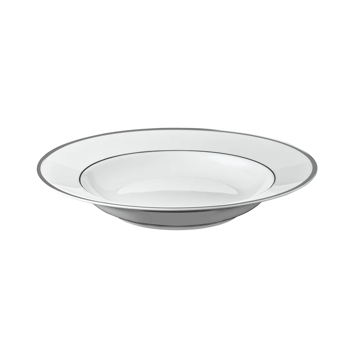GALON PLATINE Assiette creuse à aile 22,5 cm - Image 2