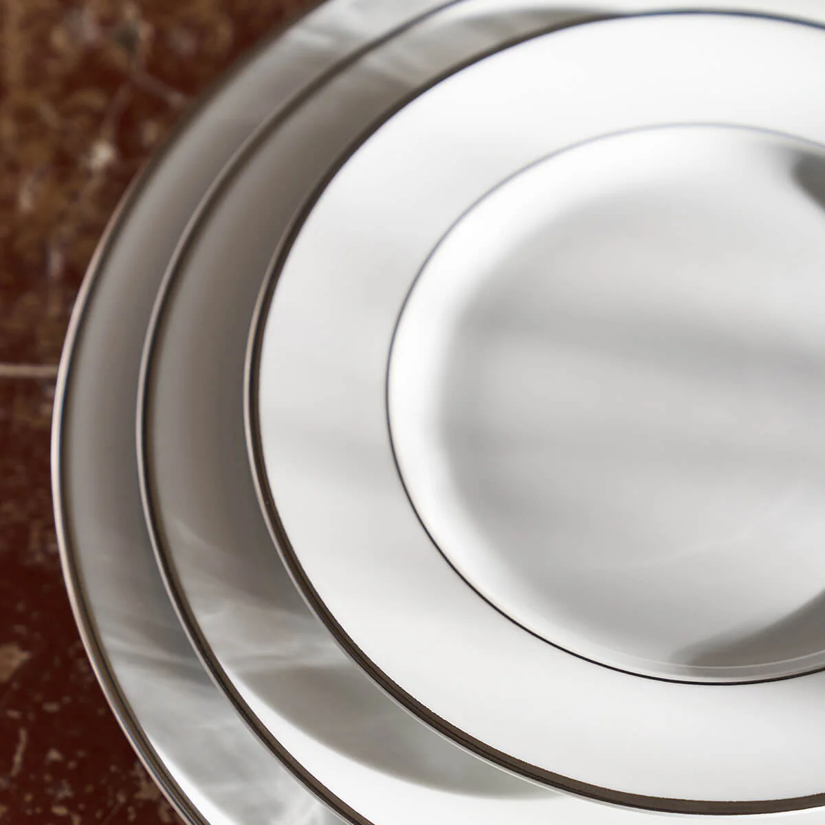GALON PLATINE Assiette 26,5 cm - Image 2