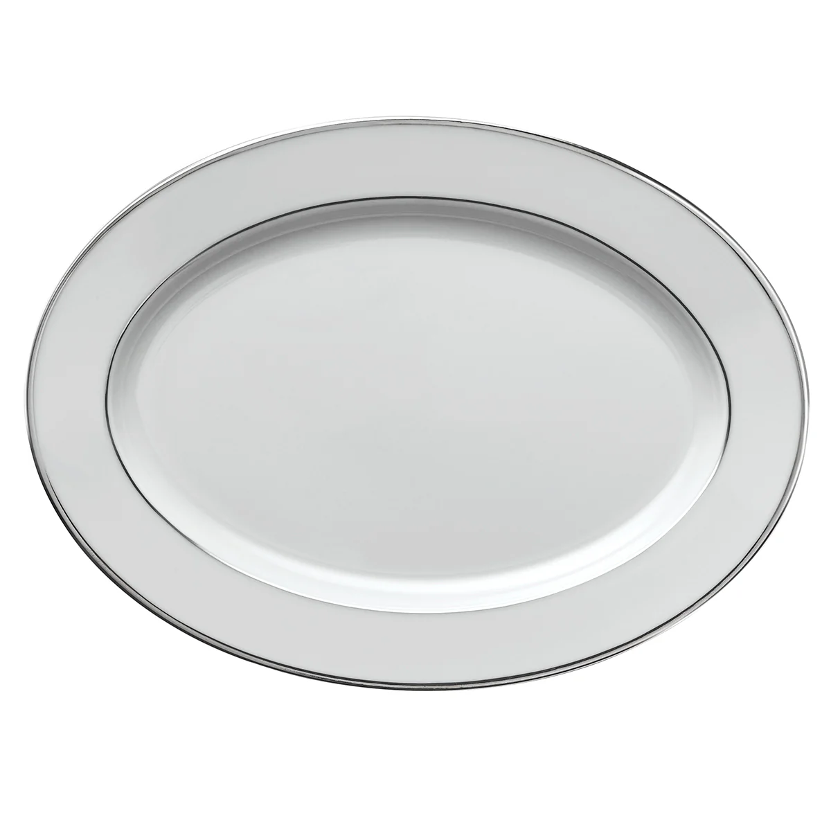GALON PLATINE Plat ovale 36,5 x 26,5 cm