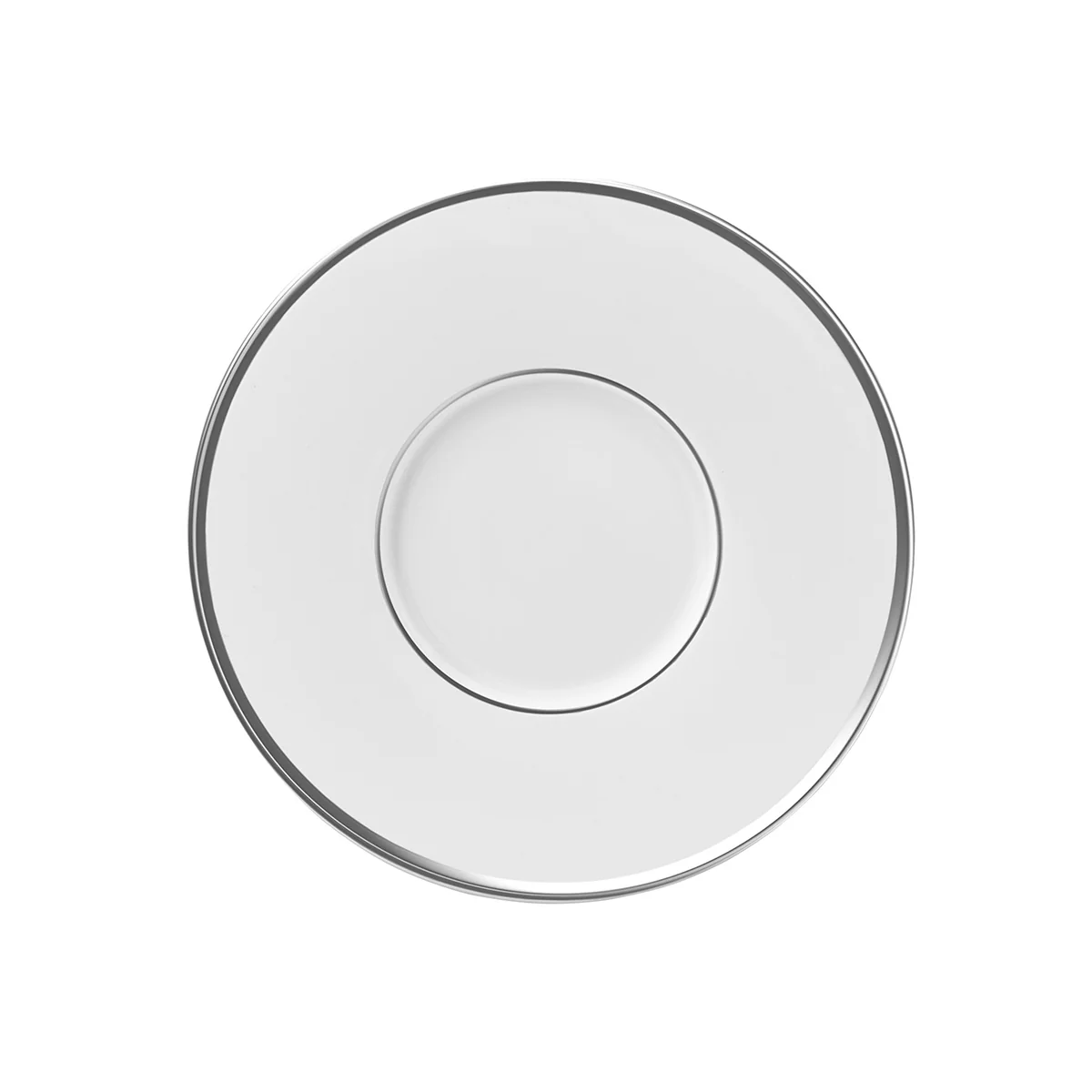 GALON PLATINE Soucoupe à café/expresso 12,5 cm