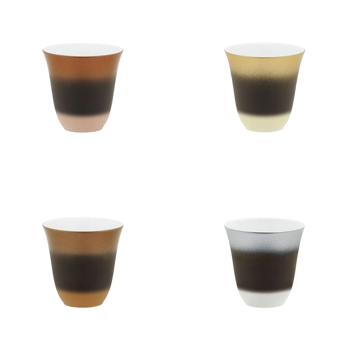 ILLUSIONS MULTICOLORE Coffret 4 tasses à moka 7 cl - Image 3