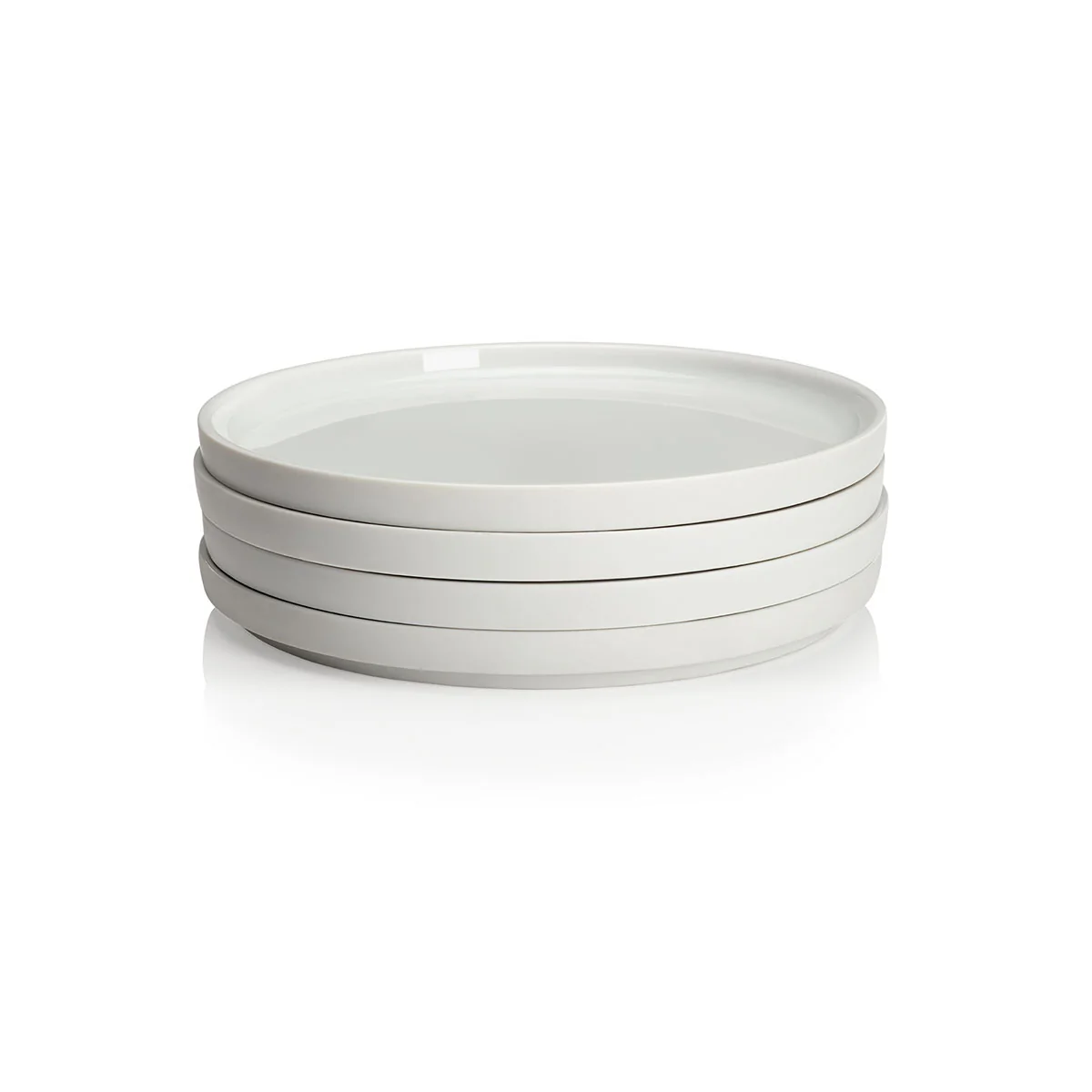 LA VAISSELLE DE L'ECONOME BLANCHE Coffret 4 assiettes 18 cm - Image 3