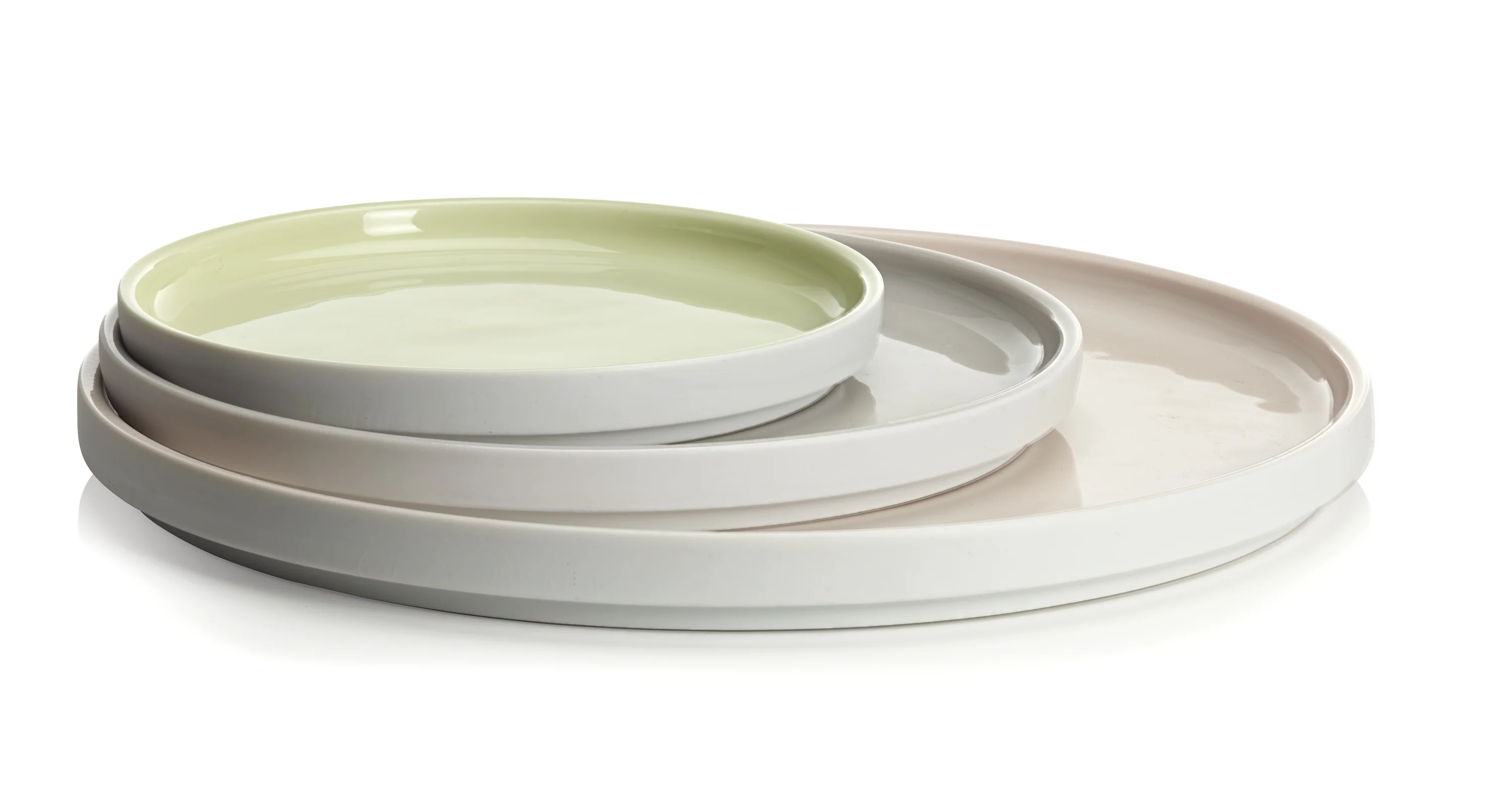 LA VAISSELLE DE L'ECONOME BLANCHE Coffret 4 assiettes 18 cm - Image 4