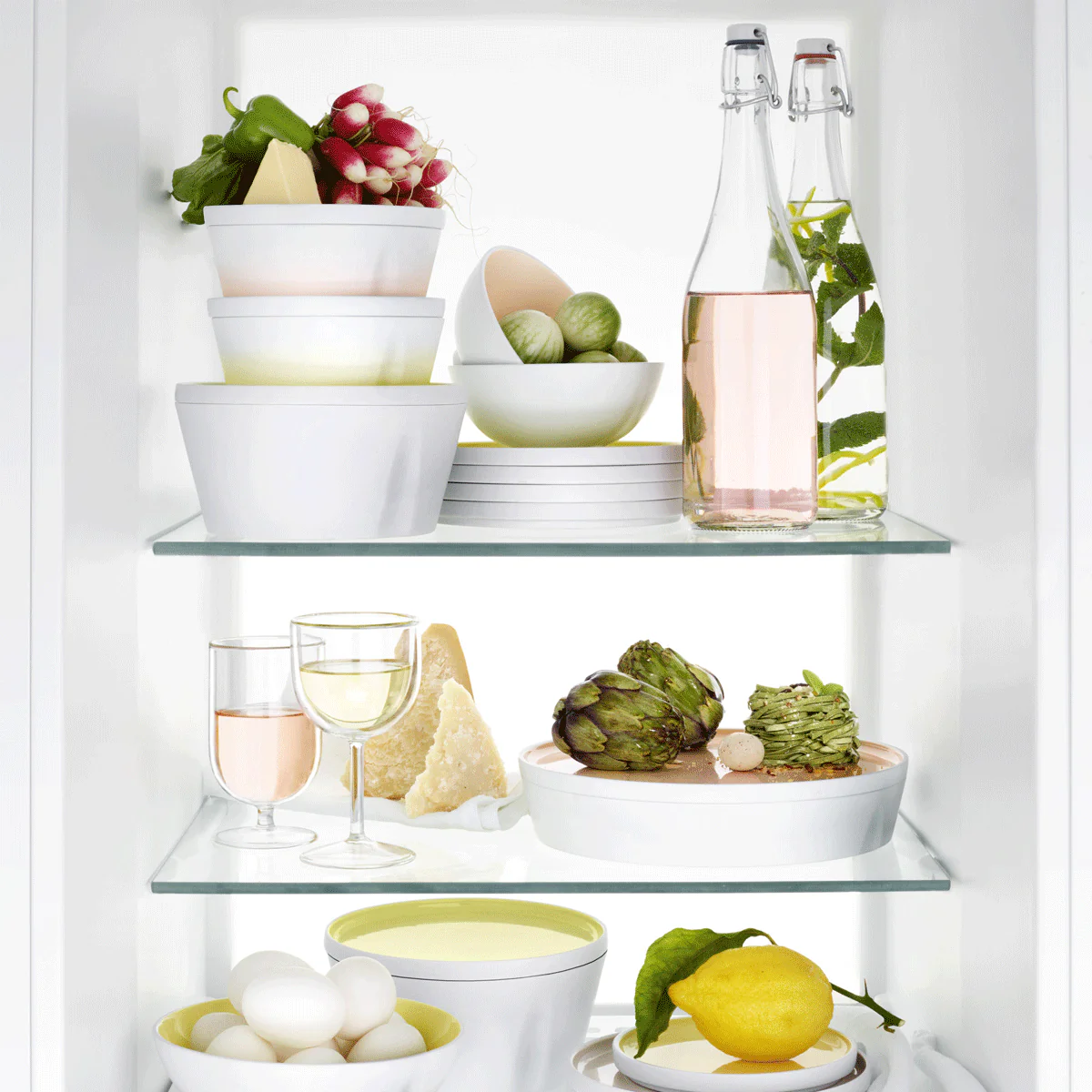 LA VAISSELLE DE L'ECONOME BLANCHE Coffret 4 assiettes 24 cm - Image 7