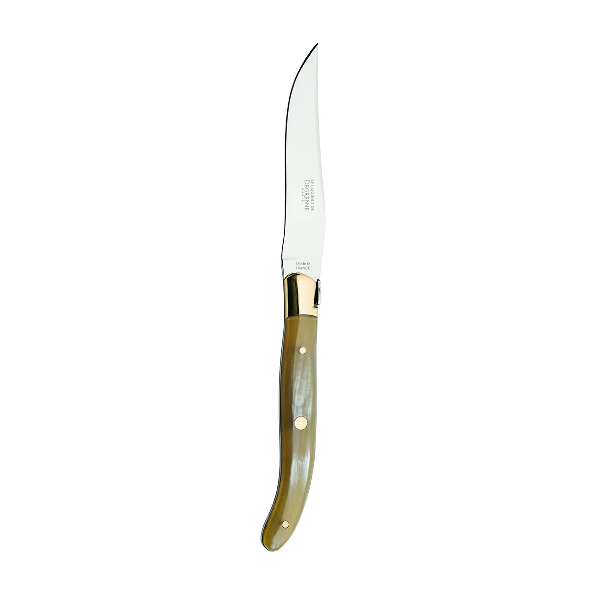 LAGUIOLE TABLE Couteau à steak corne claire