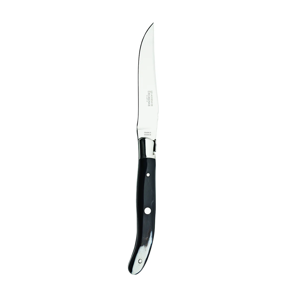 LAGUIOLE TABLE Couteau à steak corne noire