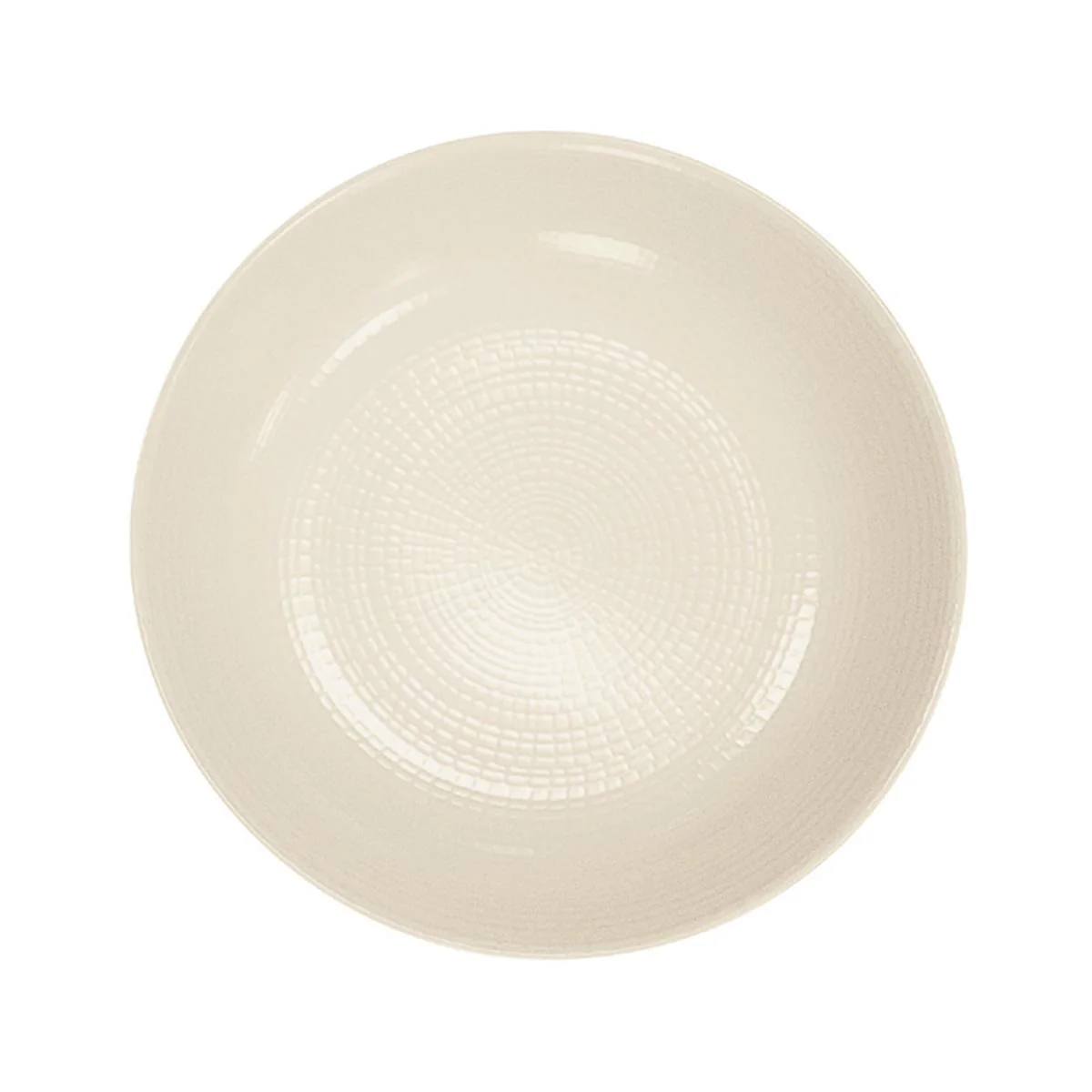 MODULO NATURE KAOLIN Grande assiette creuse 21 cm