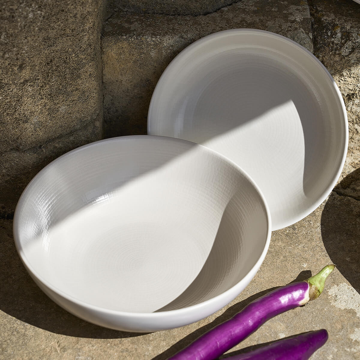 MODULO NATURE KAOLIN Saladier 24 cm - Image 2