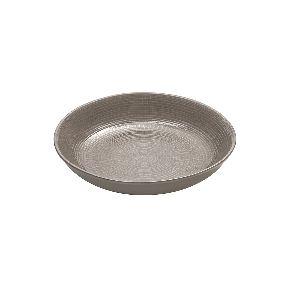 MODULO NATURE TERRE D'OMBRE Grande assiette creuse 21 cm - Image 2