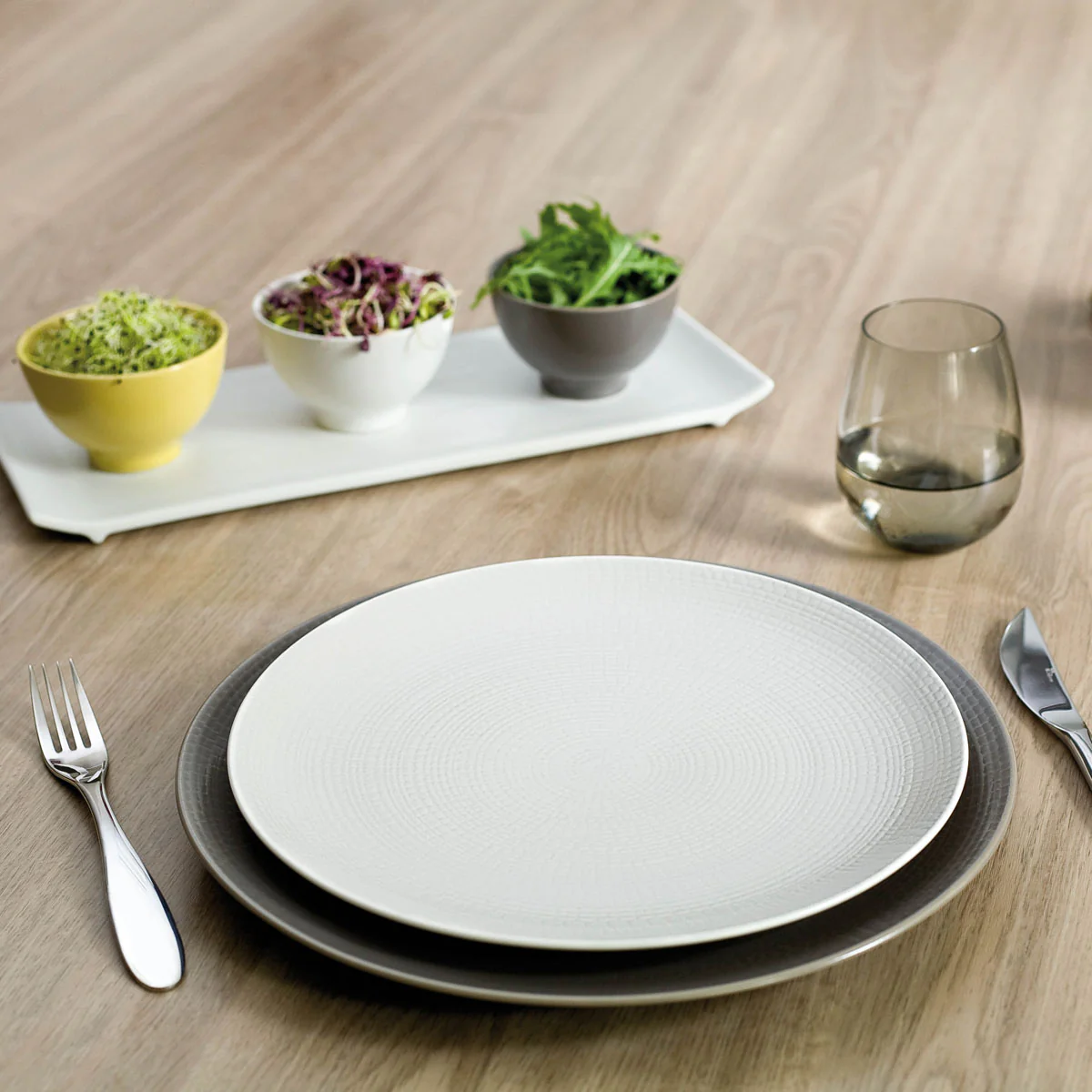 MODULO NATURE TERRE D'OMBRE Assiette de présentation 31,5 cm - Image 3