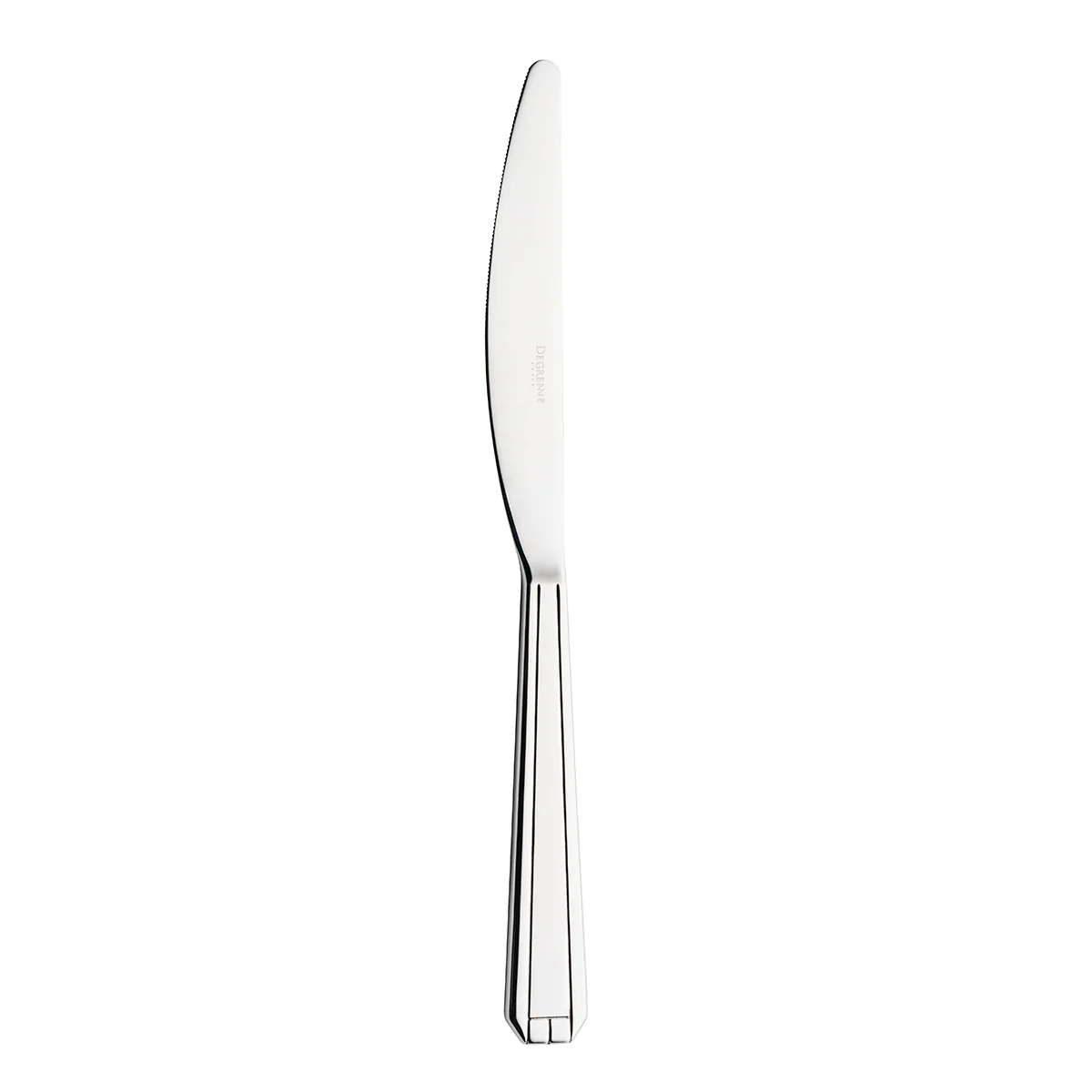 NORMANDY MIROIR Couteau de table monobloc lame scie