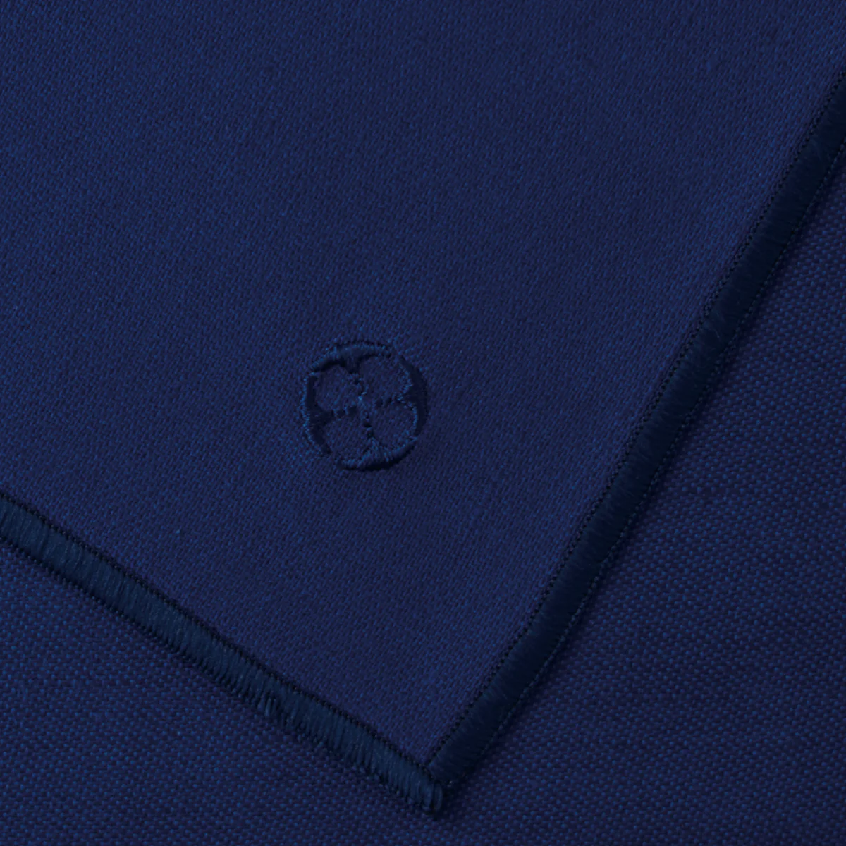 NUANCES COTON & LIN BLEU ROY Nappe rectangulaire 180 x 250 cm - Image 2