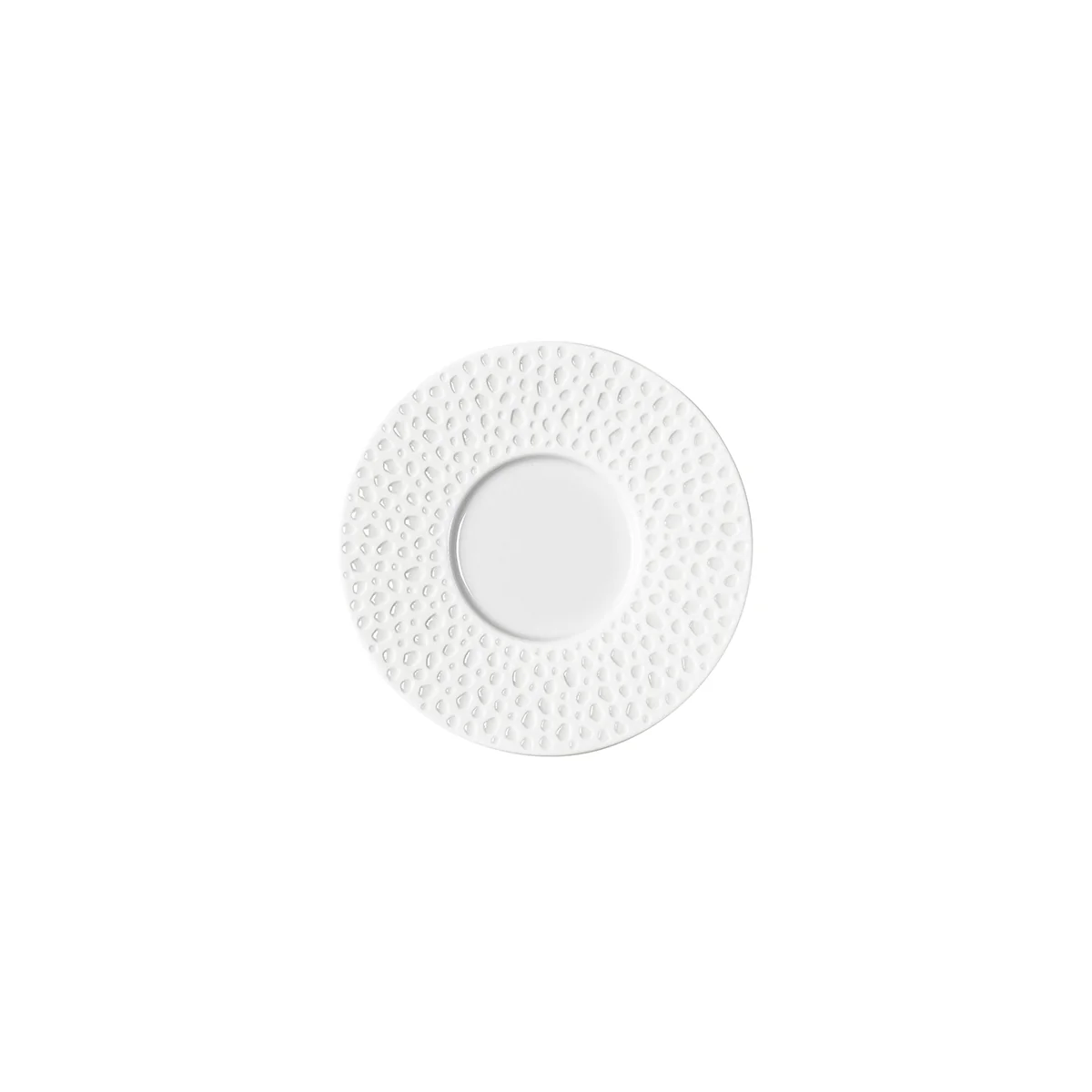 PERLES DE ROSEE BLANCHES Soucoupe à café/expresso 12,6 cm