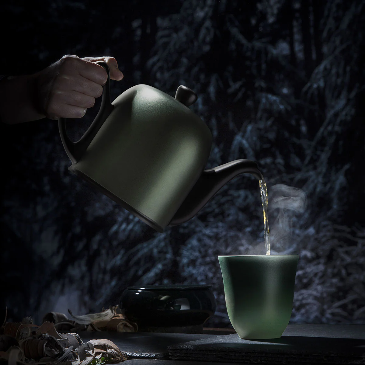 SALAM MINERALE Théière 4 tasses cloche emeraude - Image 2