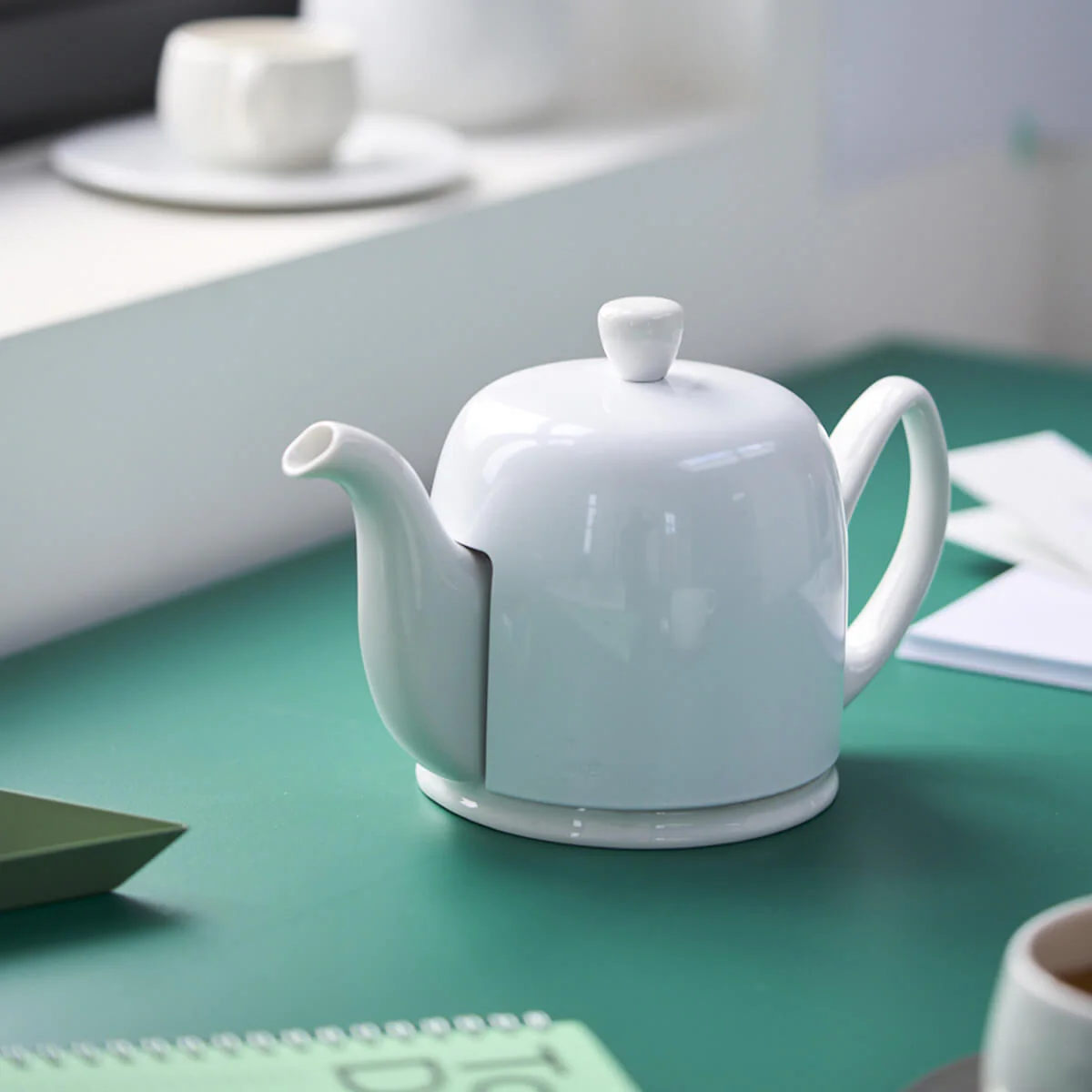 SALAM MONOCHROME Théière 4 tasses cloche blanche - Image 3