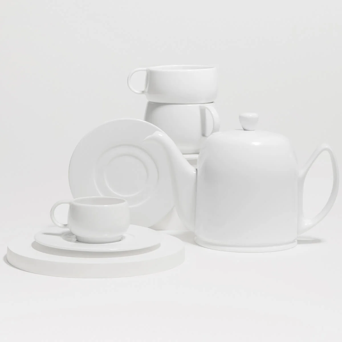 SALAM MONOCHROME Théière 4 tasses cloche blanche - Image 6
