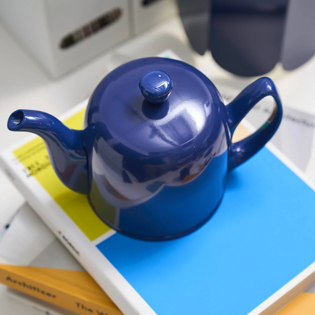 SALAM MONOCHROME Théière 4 tasses cloche bleue - Image 5