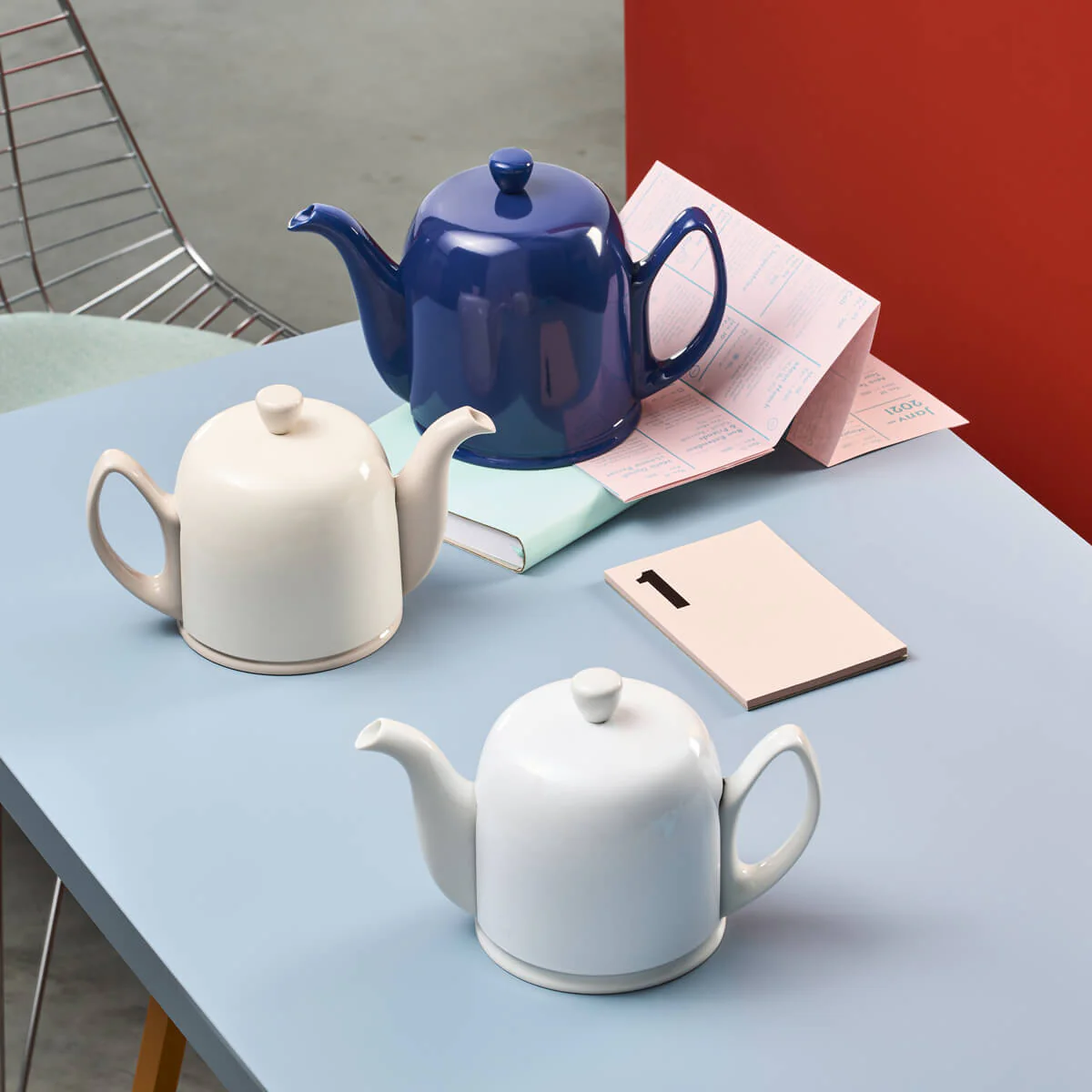 SALAM MONOCHROME Théière 4 tasses cloche rose nude - Image 7