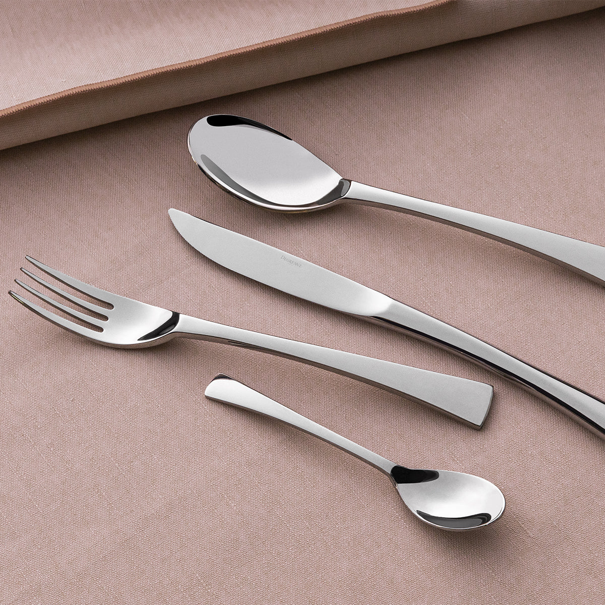 SOLSTICE MIROIR Coffret 24 couverts monobloc lame scie n°1 - Image 3