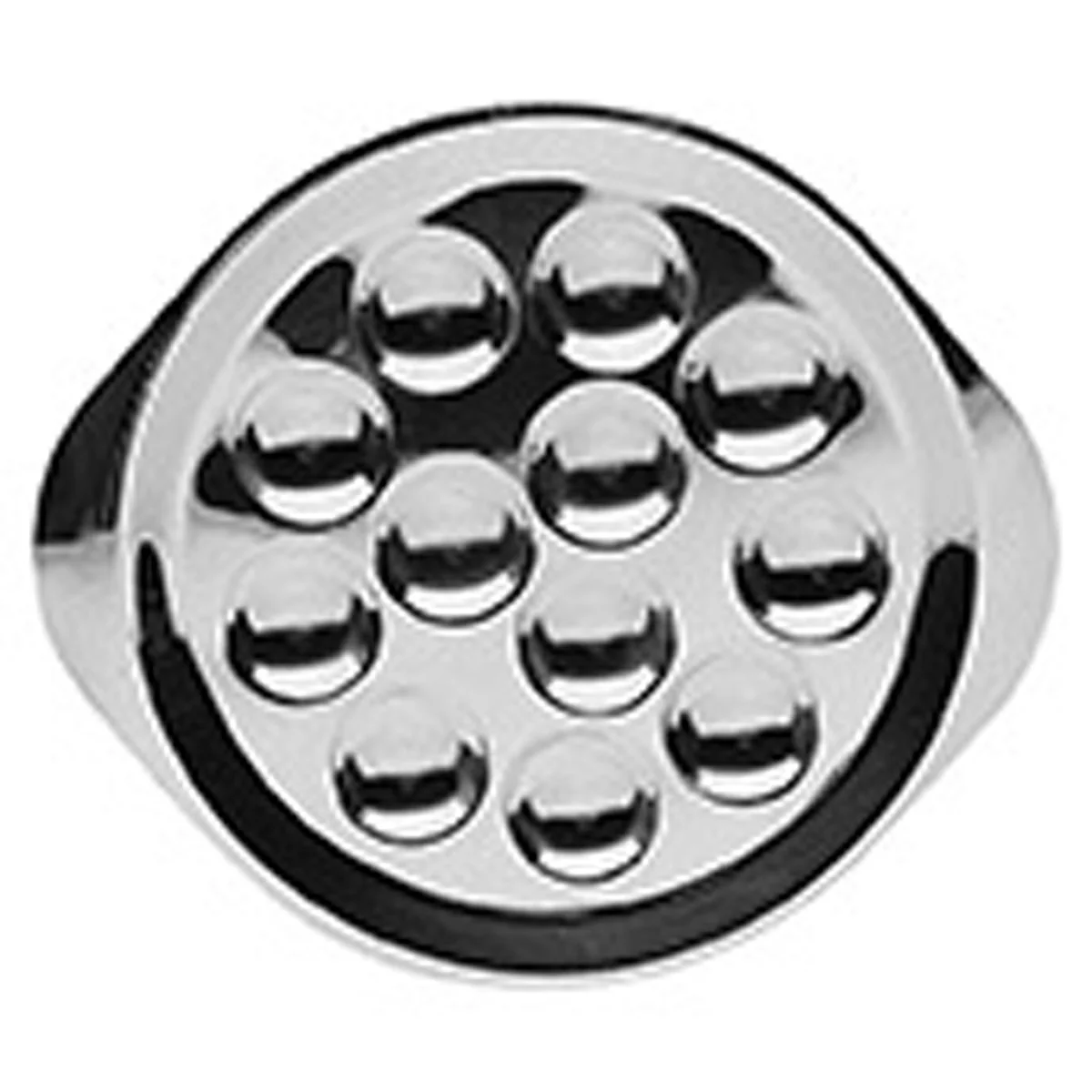 UNI MIROIR LEGER Plat a escargots rond 20 cm 12 places